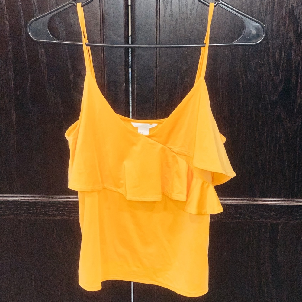 H&M yellow tank top